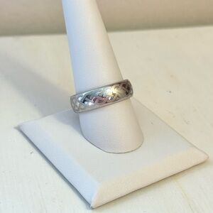 Triton Silver Tungsten Carbide Celtic Knot Ring